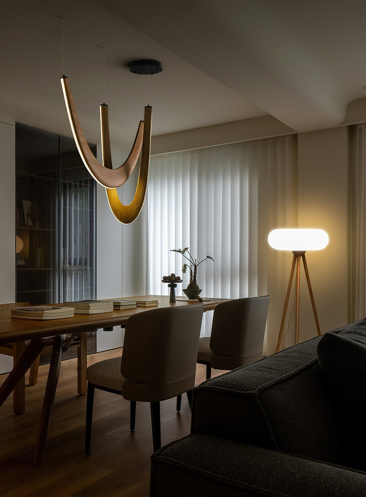 Aldaaine lámpara colgante de madera
