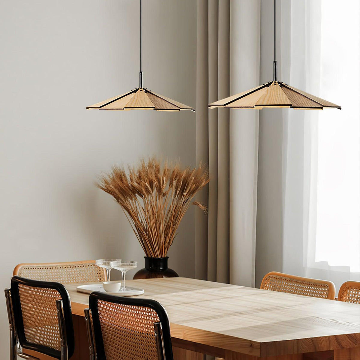 Woodura lámpara colgante de madera Umbrella