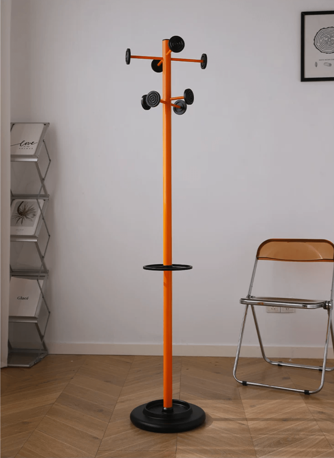 Rufian Soporte para sombrillas con perchero