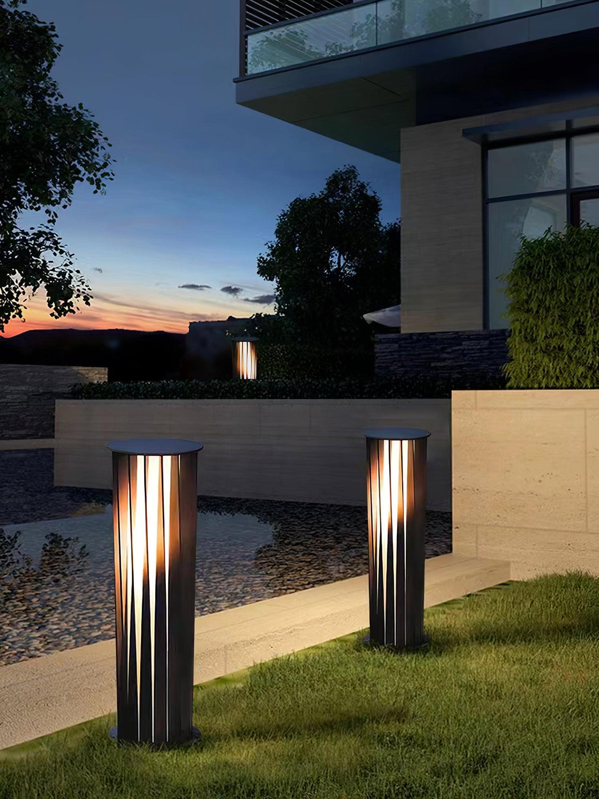 Veliria luminaria exterior de acrílico