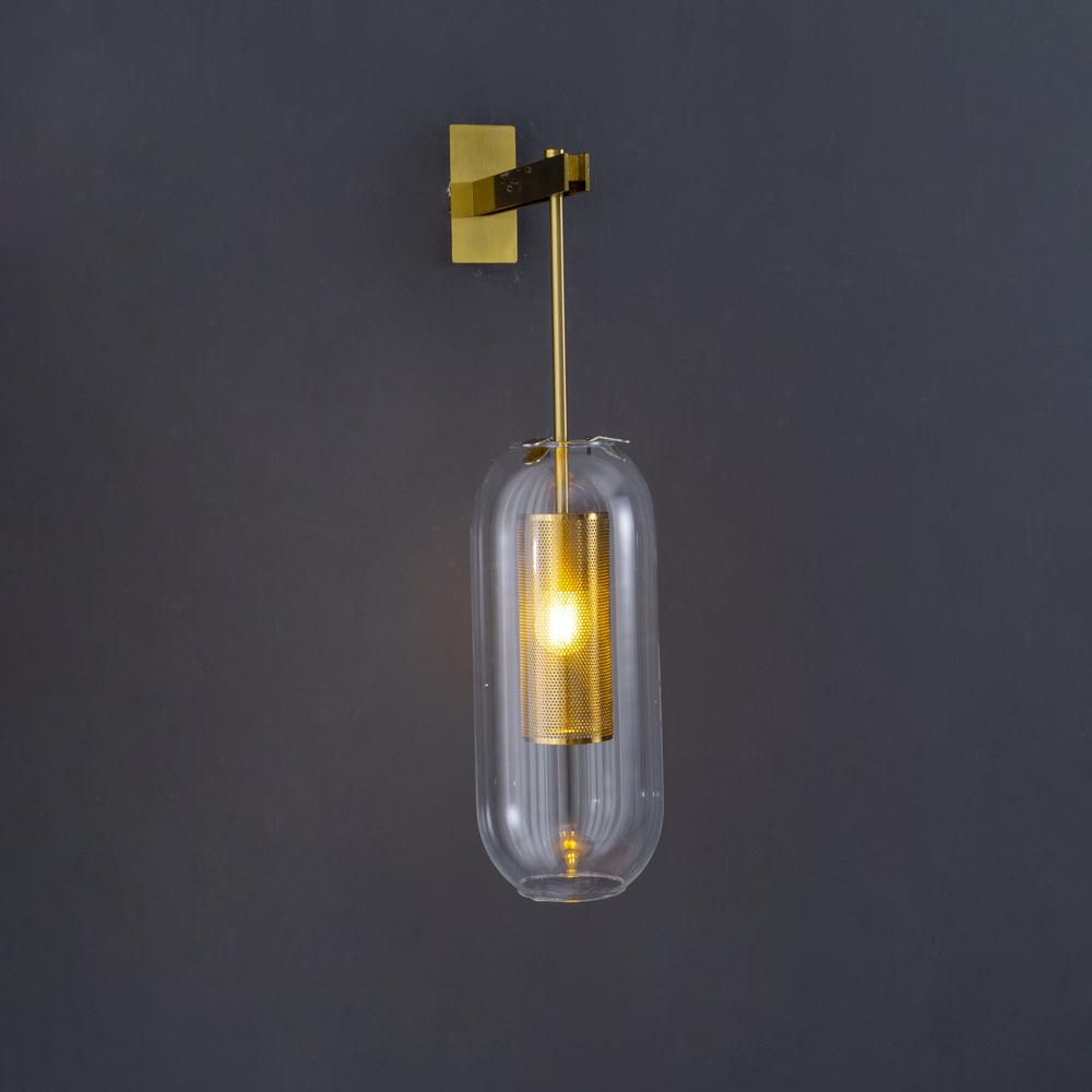 Eirinette aplique de pared Premium con vidrio nórdico