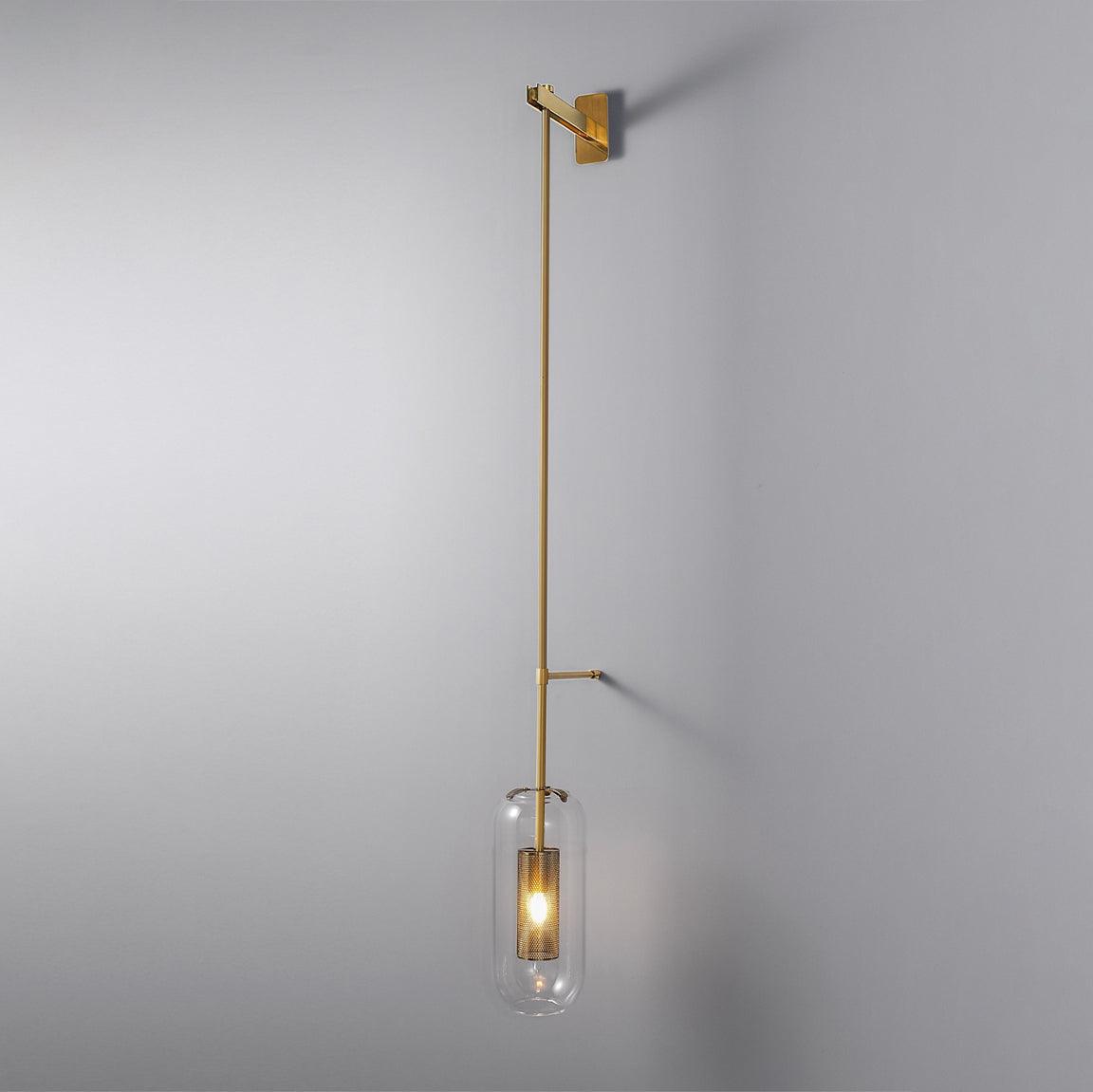 Dae aplique de pared moderno minimalista de vidrio