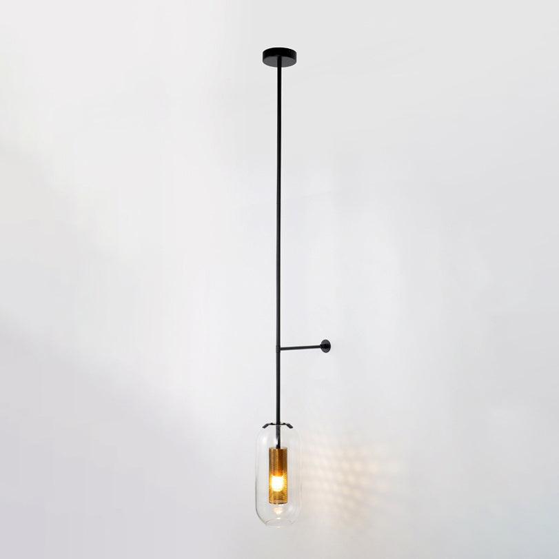 Dae aplique de pared moderno minimalista de vidrio
