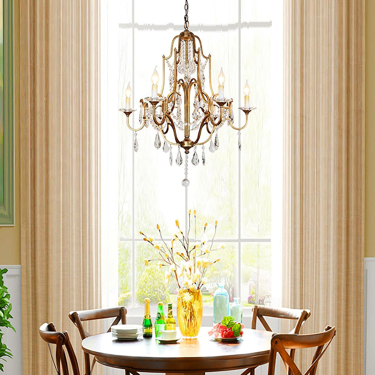 Kristy Crystal Chandelier Gorgeous Special Farmhouse