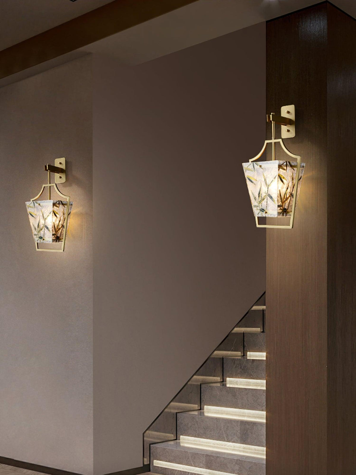 Zenith aplique de pared elegante en latón