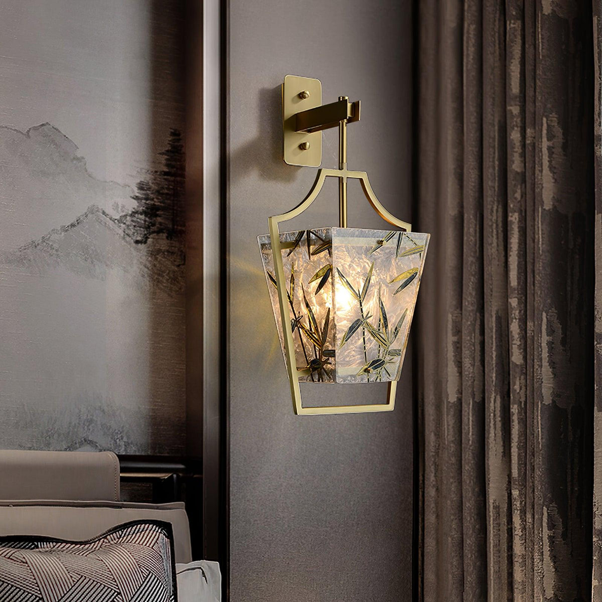 Zenith aplique de pared elegante en latón