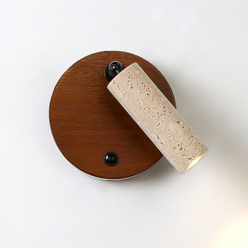 Aspen aplique de pared de travertino beige