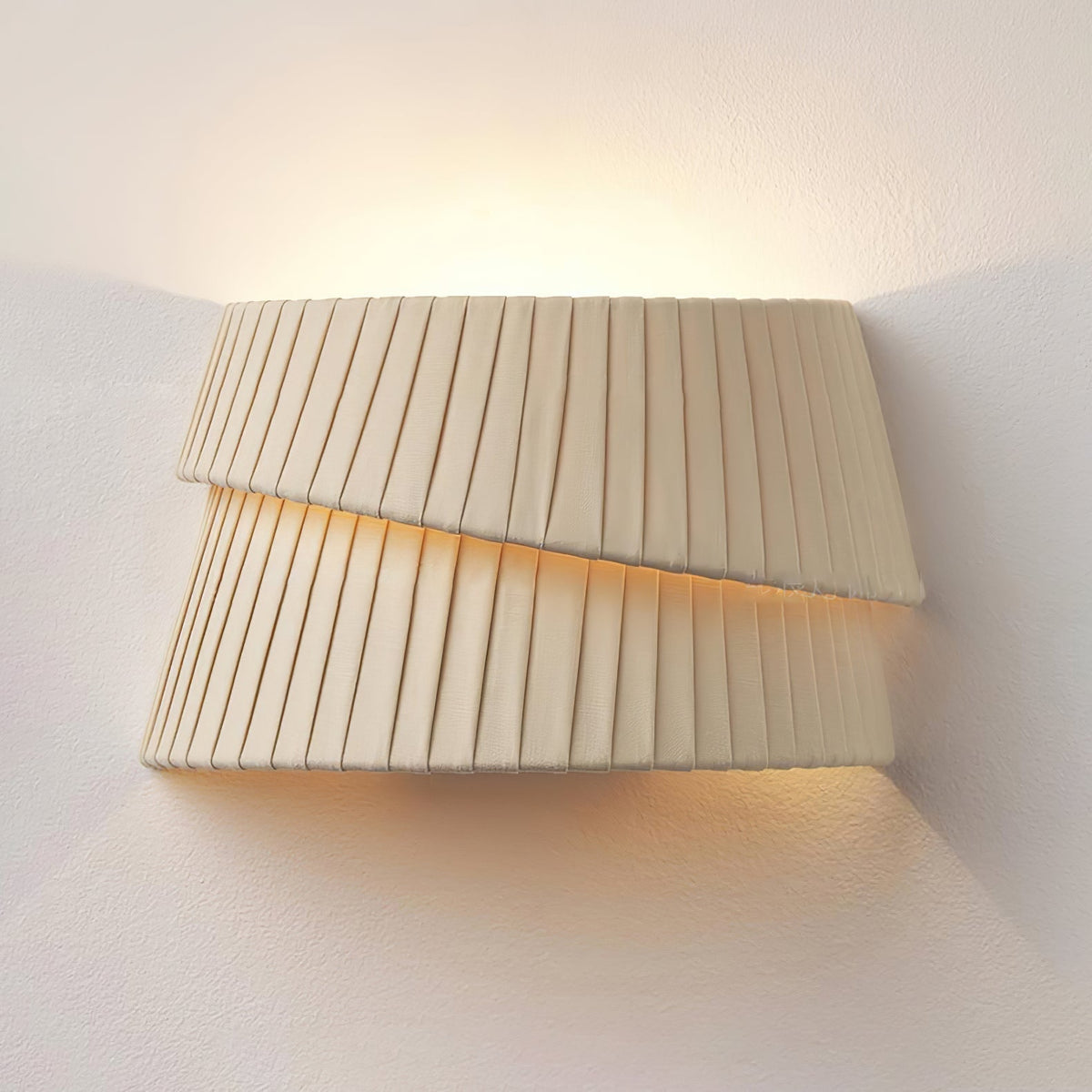 Cevelarae aplique de pared Premium nórdico con arte en tejido y diseño torsionado