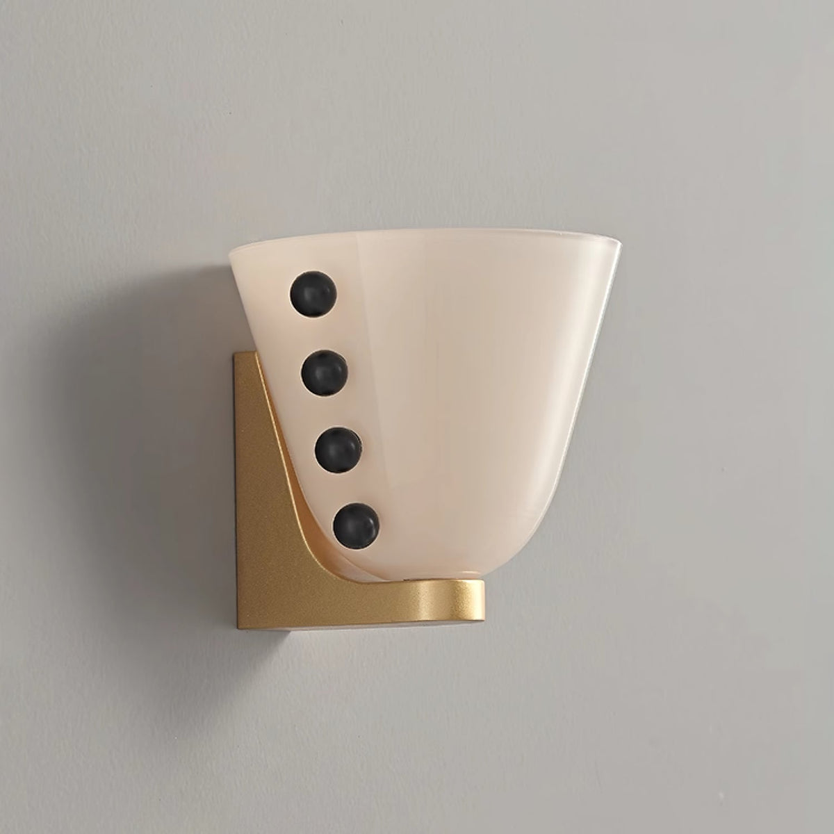 Dominic aplique de pared minimalista de vidrio