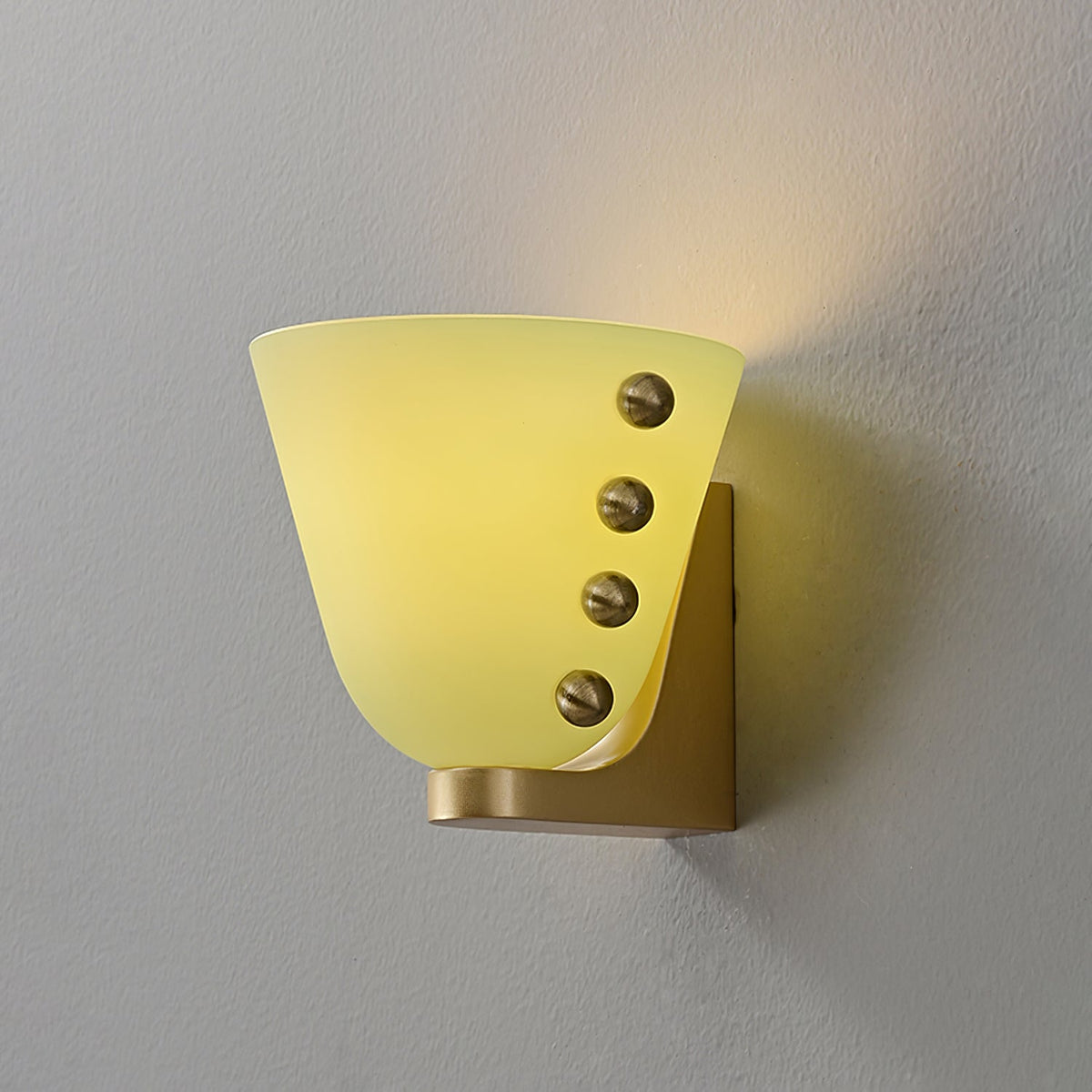 Dominic aplique de pared minimalista de vidrio
