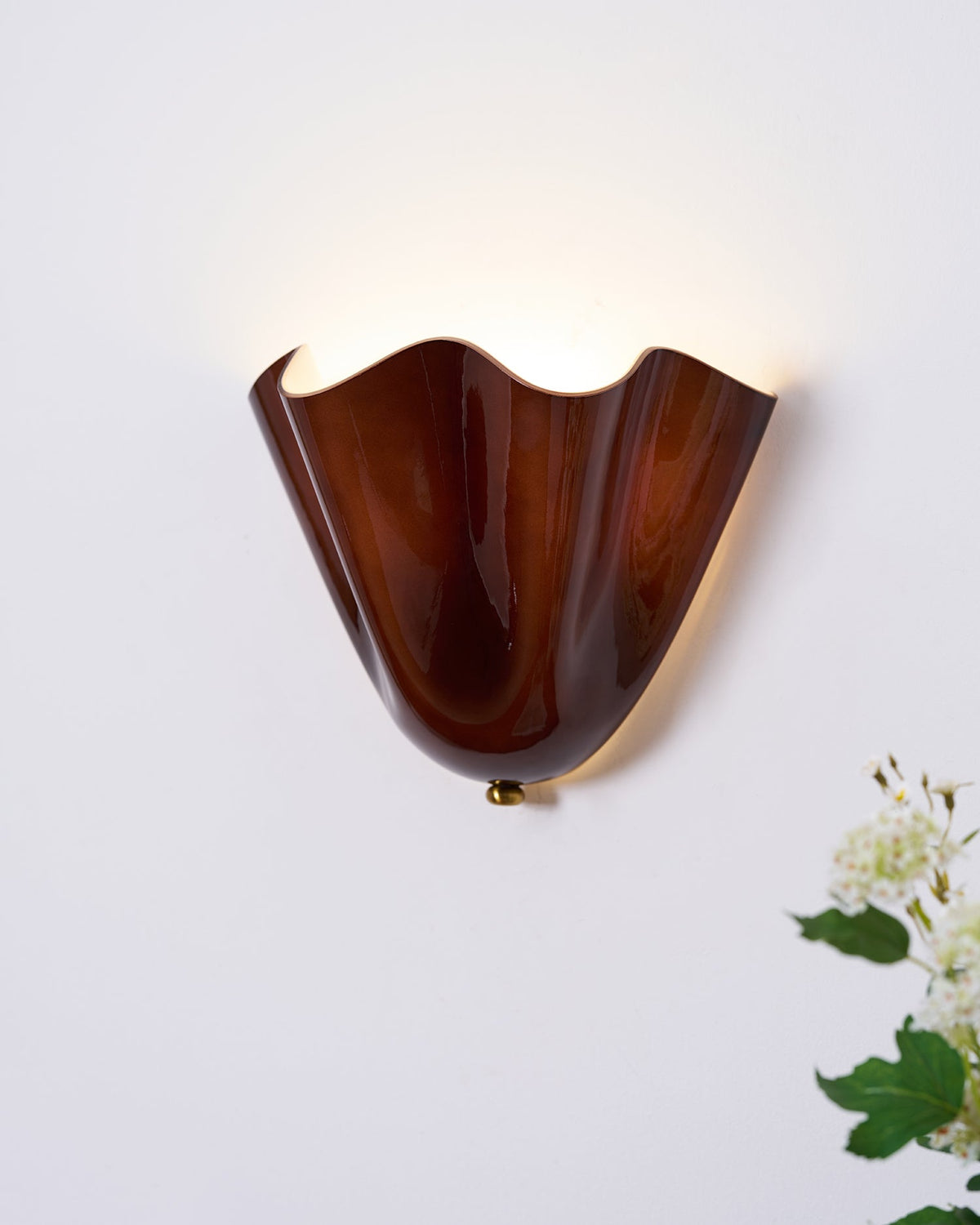 Renenielle aplique de pared con curvas suaves