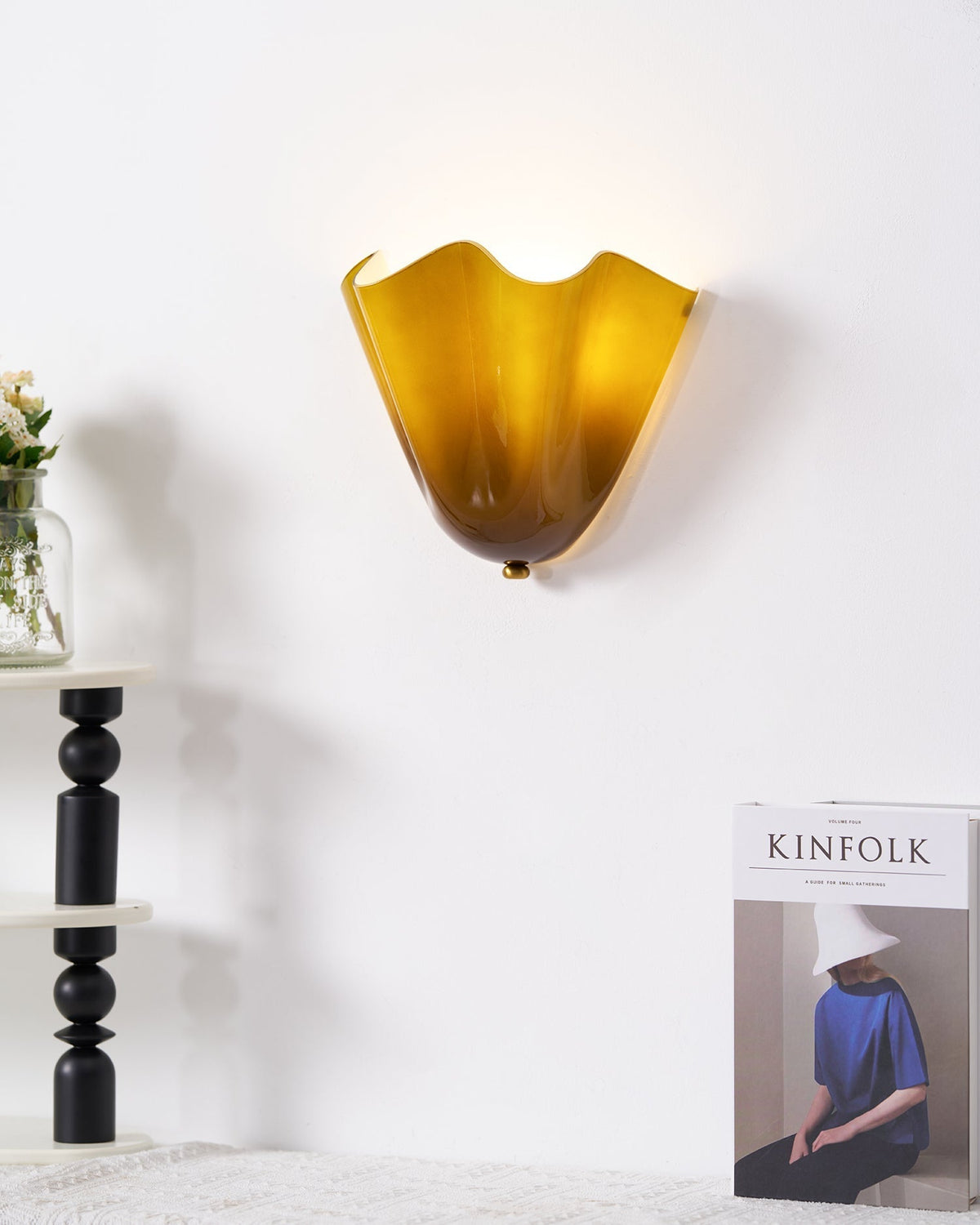Renenielle aplique de pared con curvas suaves