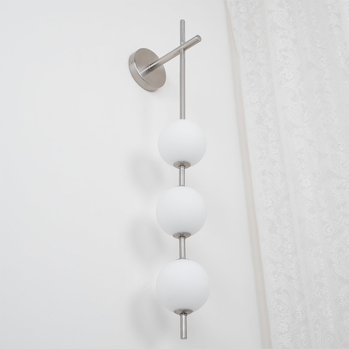 Ilraeia aplique de pared con globo vertical enchufable