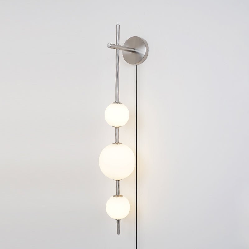 Ilraeia aplique de pared con globo vertical enchufable