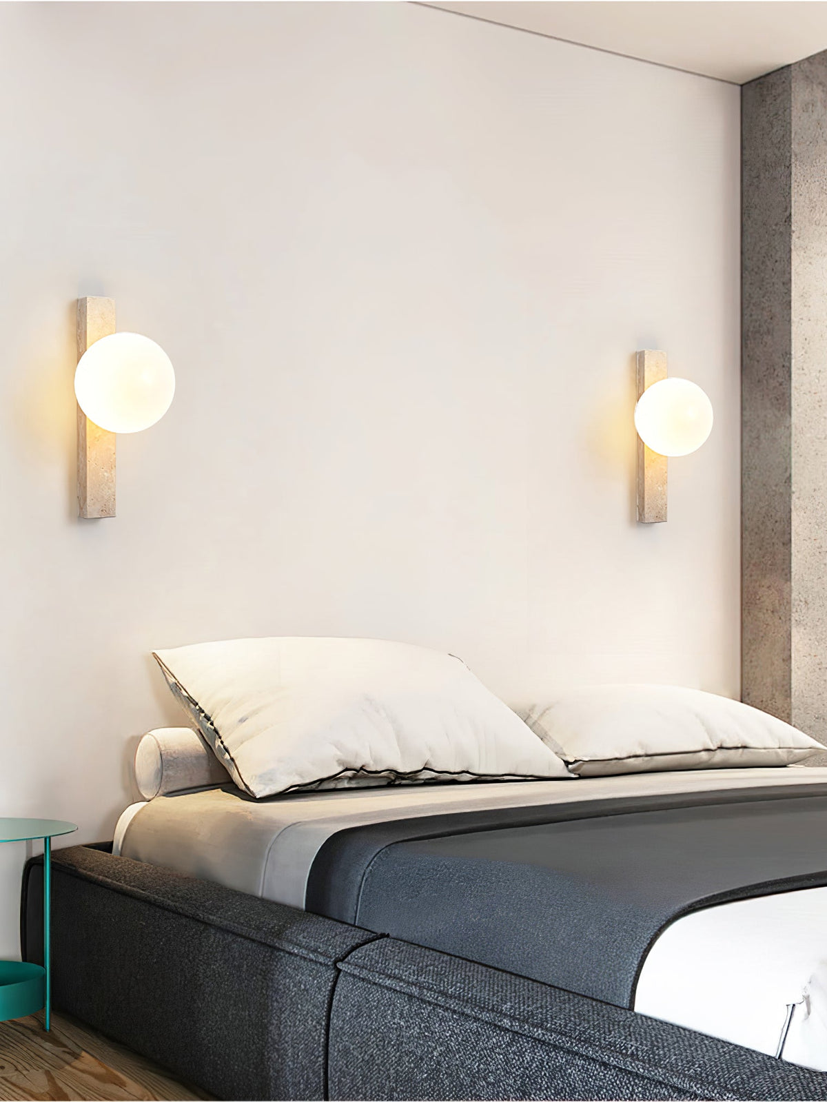 Zoshaira Aplique de pared Travertino Contemporáneo