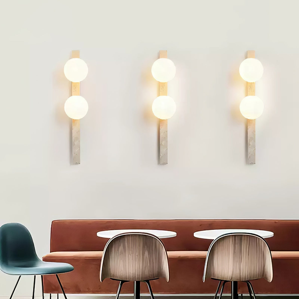 Zoshaira Aplique de pared Travertino Contemporáneo