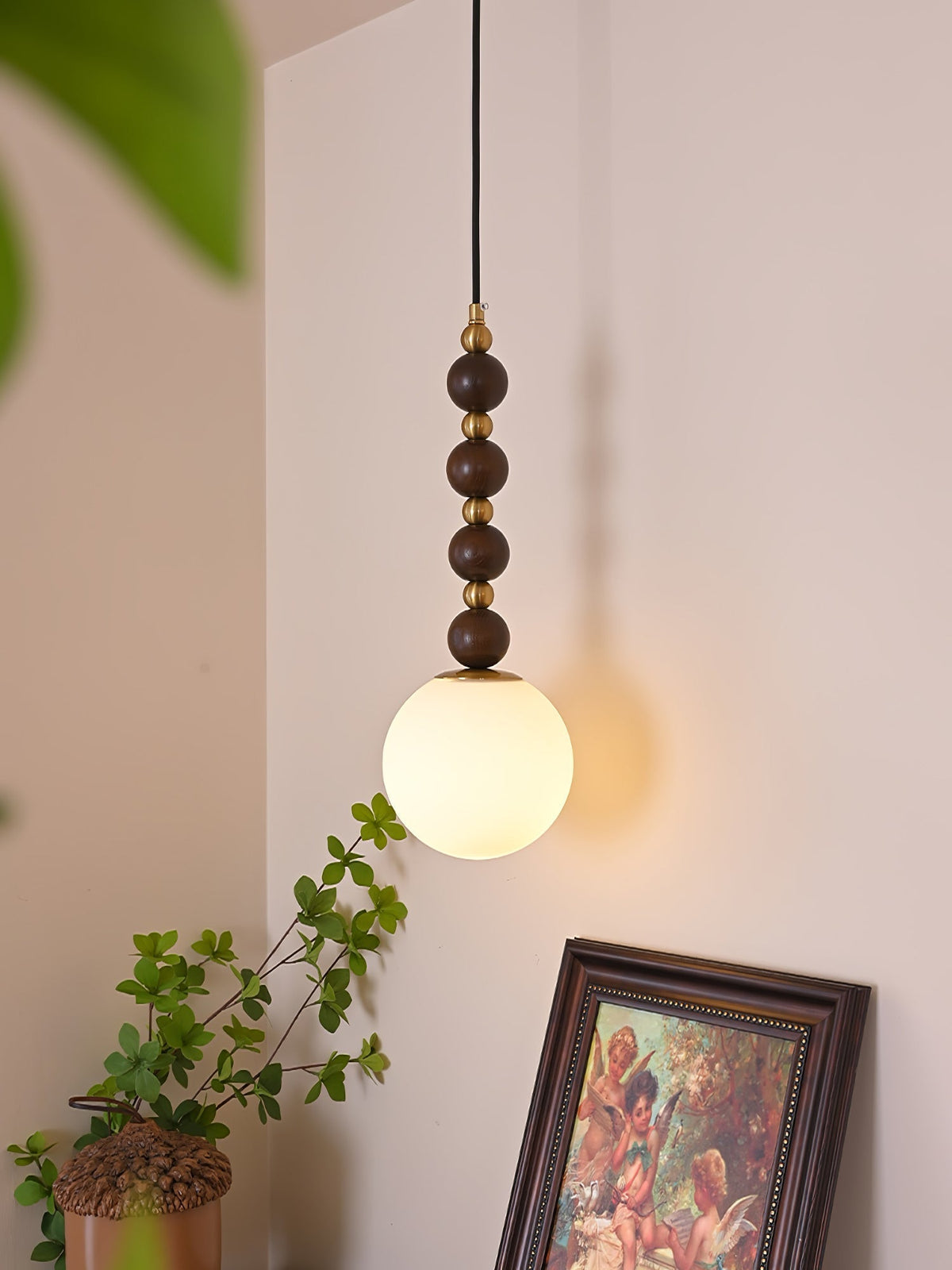 Golie lámpara colgante minimalista de madera