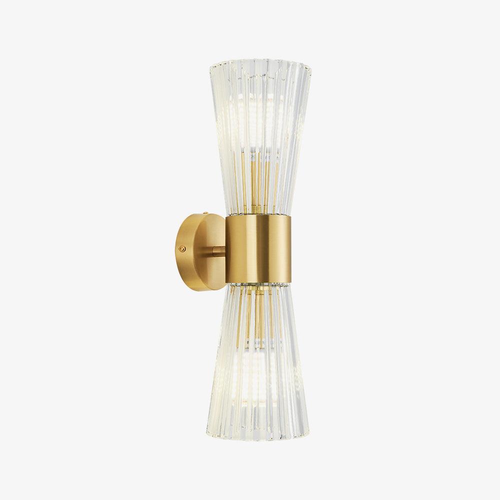 Cyrinenne aplique de pared de cristal