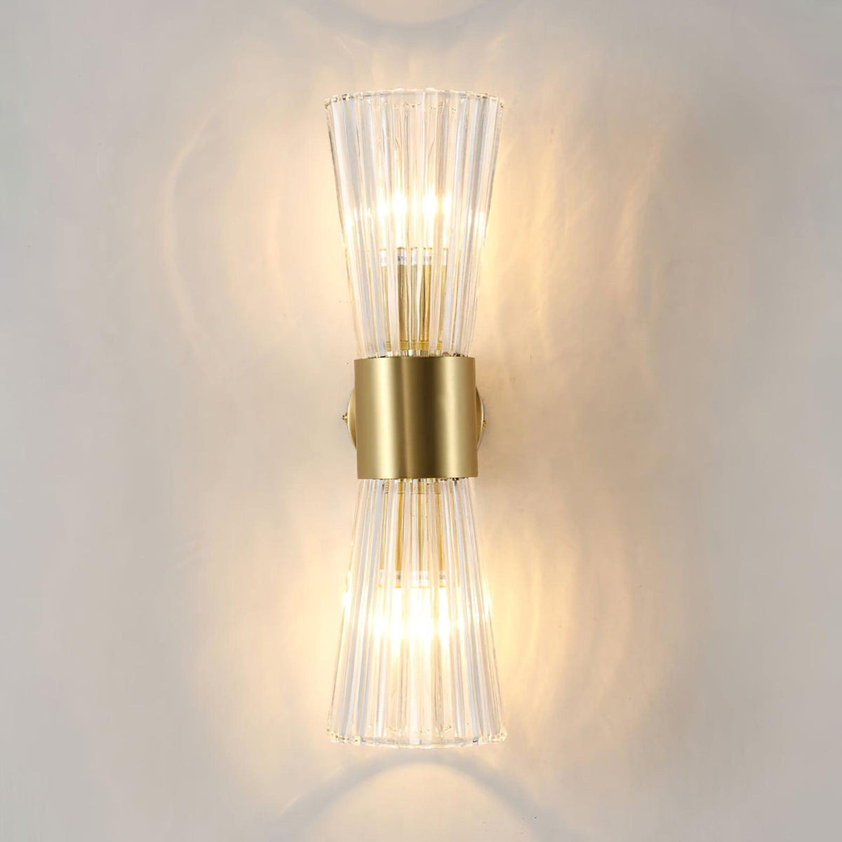 Cyrinenne aplique de pared de cristal