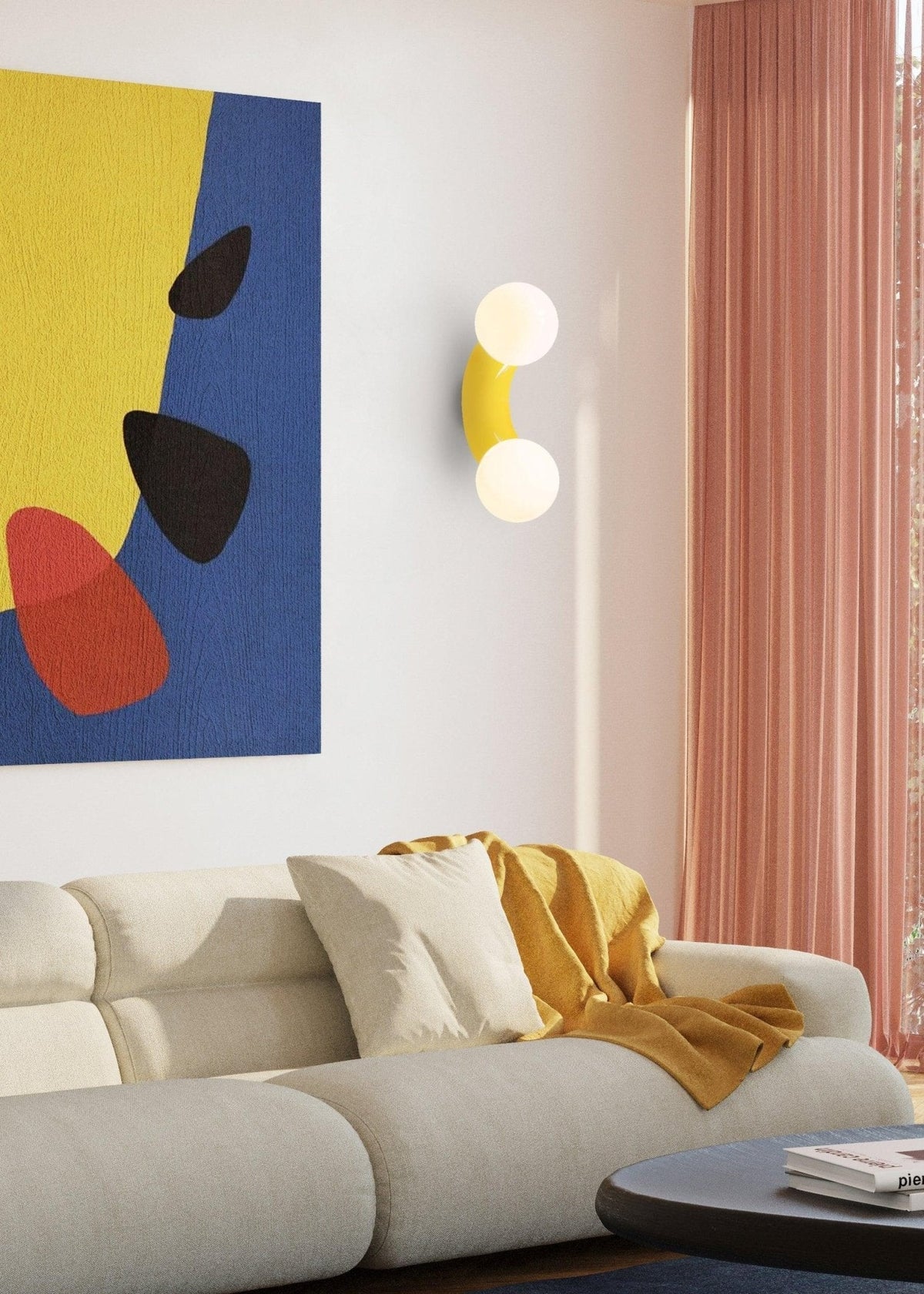 Vaelorn aplique de pared de vidrio nórdico premium art