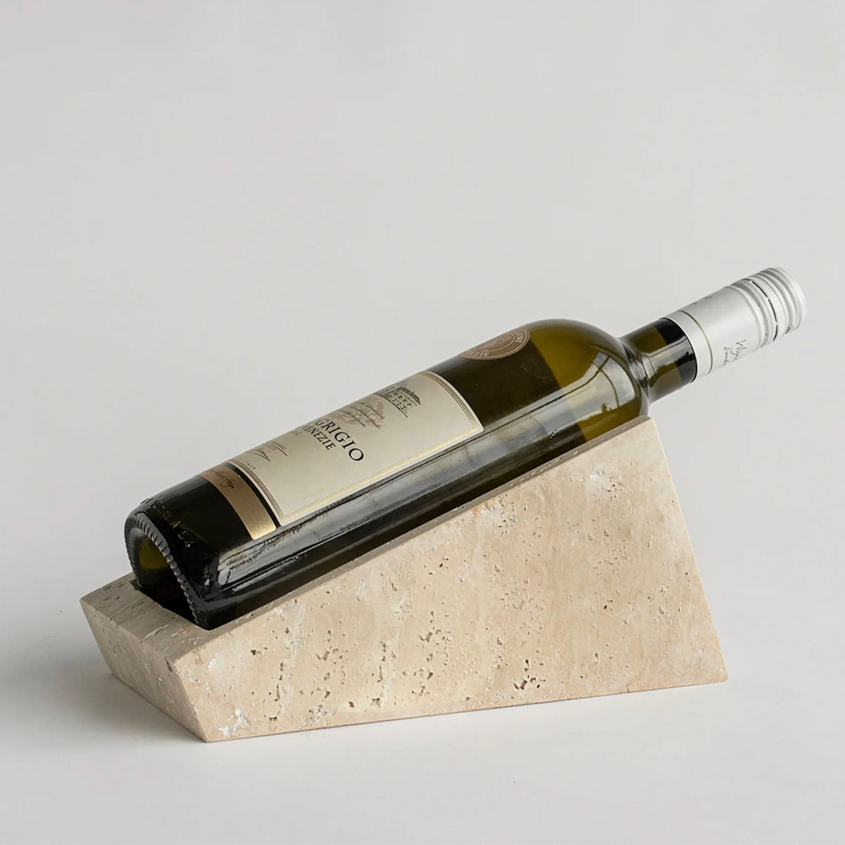 Selivian Soporte para botellas de vino con cantilever en mármol