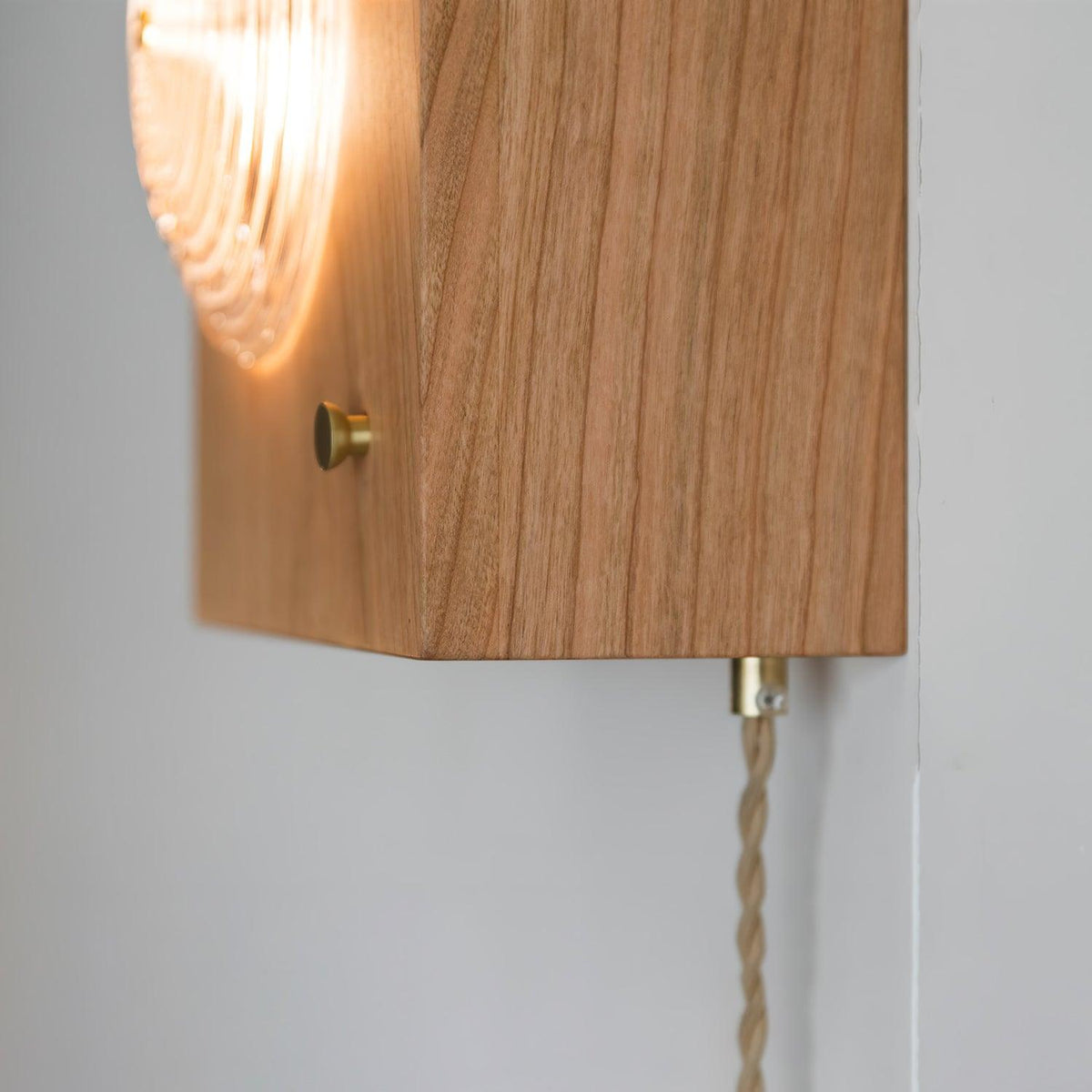 Echo aplique de pared de vidrio