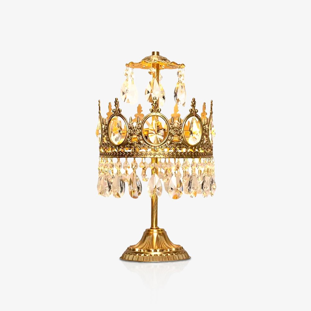 Glee lámpara de mesa vintage de cristal