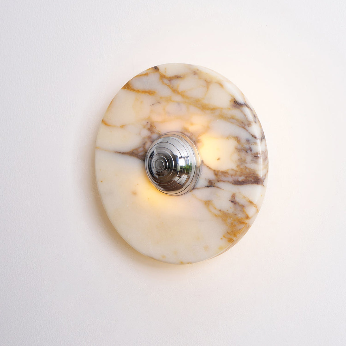 Aplique de pared de mármol disco LED moderno en varios colores