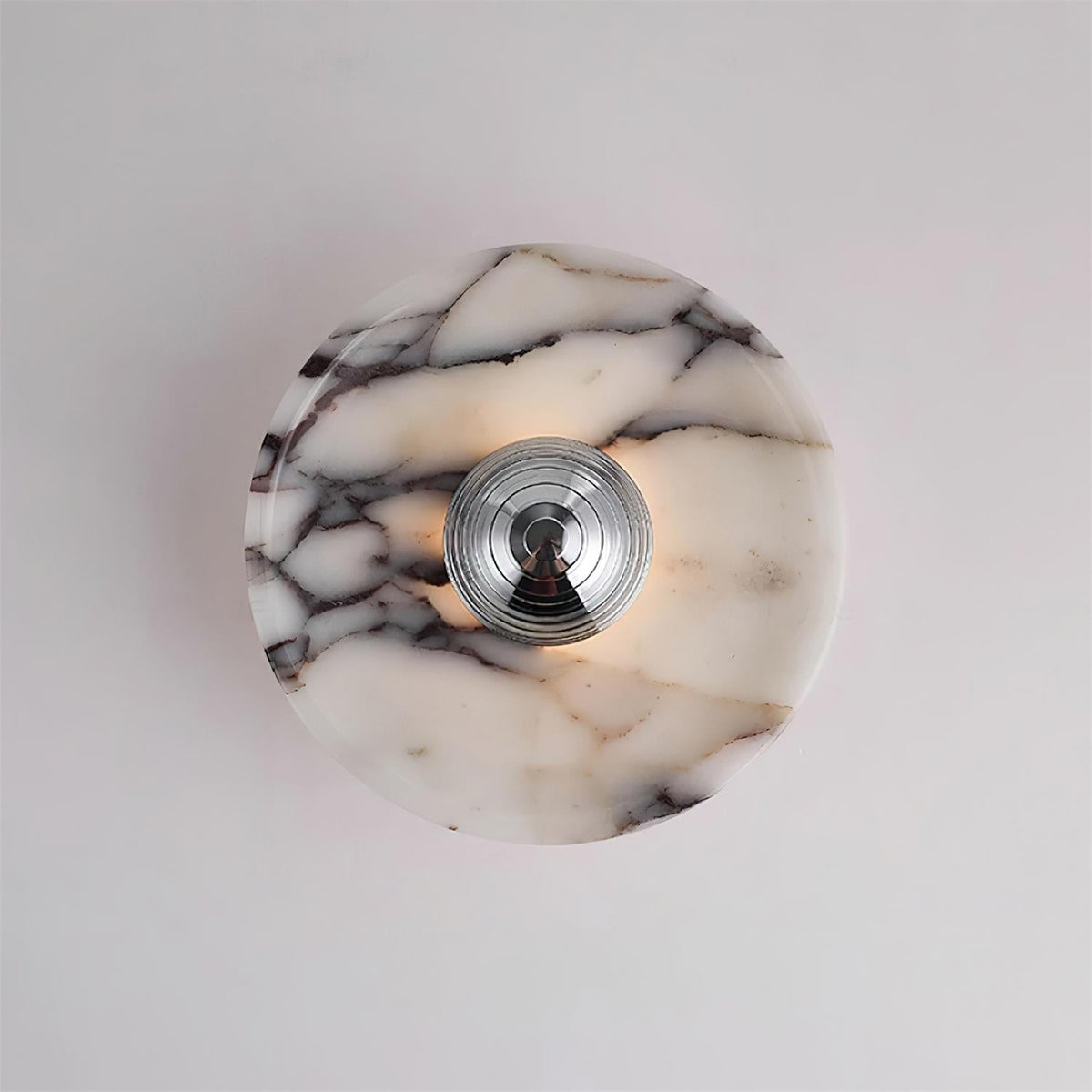 Aplique de pared de mármol disco LED moderno en varios colores
