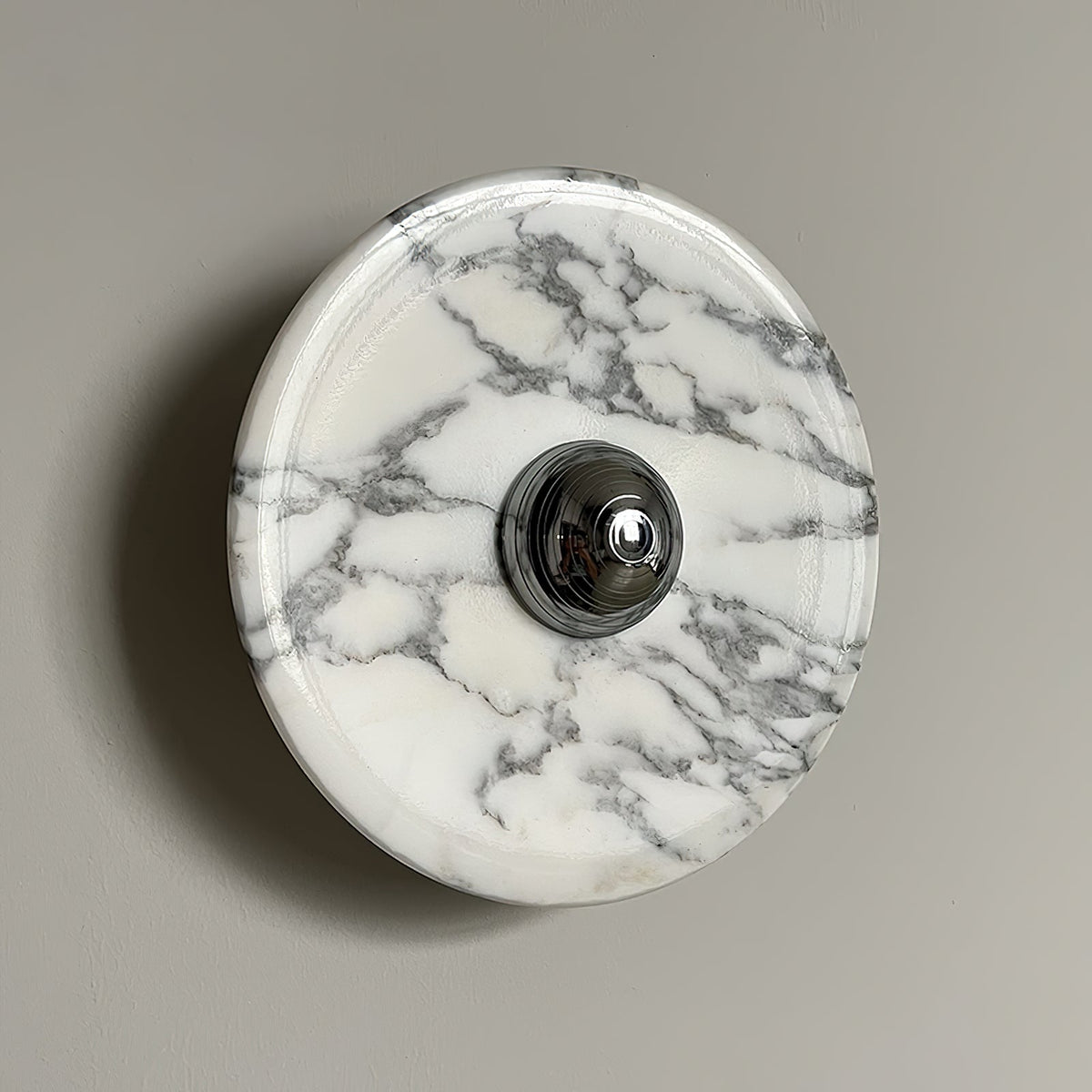 Aplique de pared de mármol disco LED moderno en varios colores
