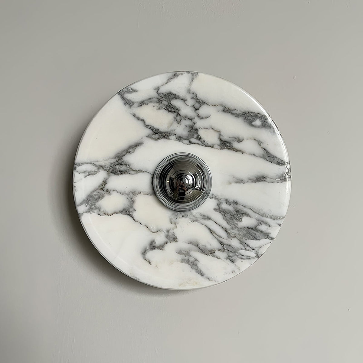 Aplique de pared de mármol disco LED moderno en varios colores