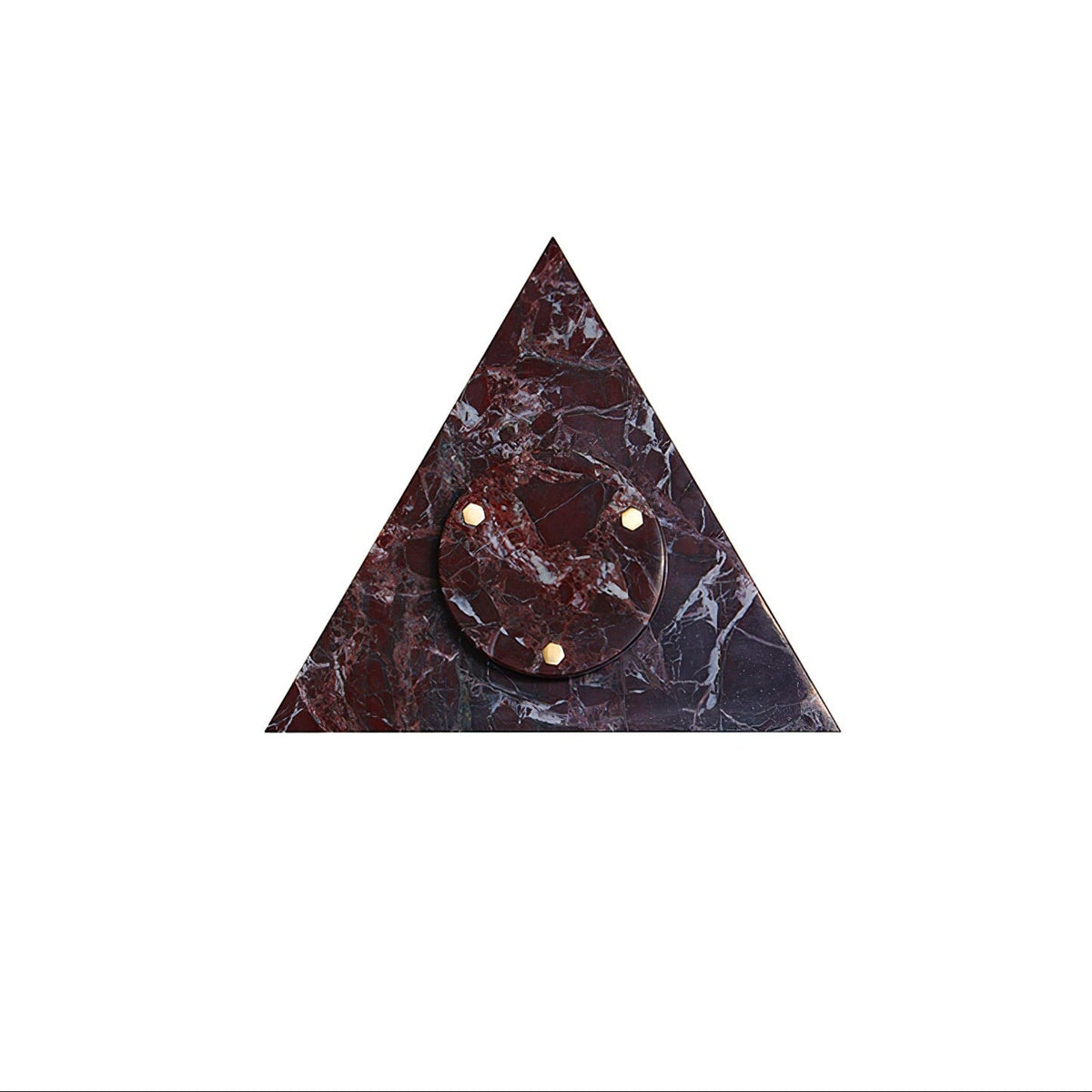 Pyramid aplique de pared de mármol rústico
