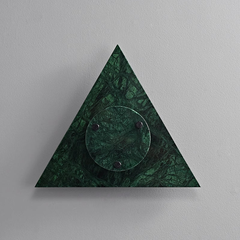 Pyramid aplique de pared de mármol rústico