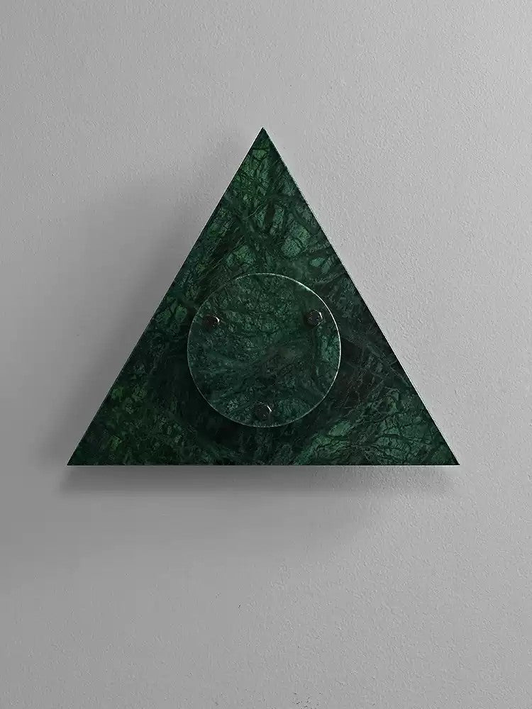Pyramid aplique de pared de mármol rústico