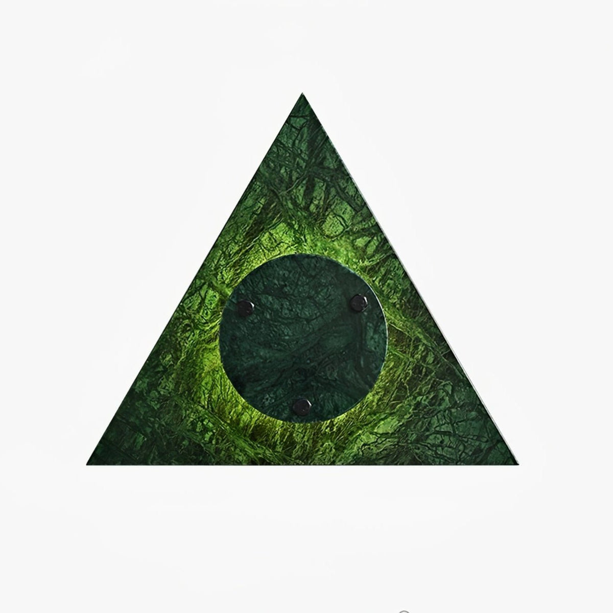 Pyramid aplique de pared de mármol rústico