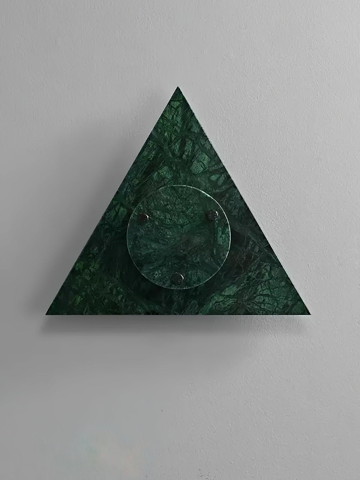 Pyramid aplique de pared de mármol rústico
