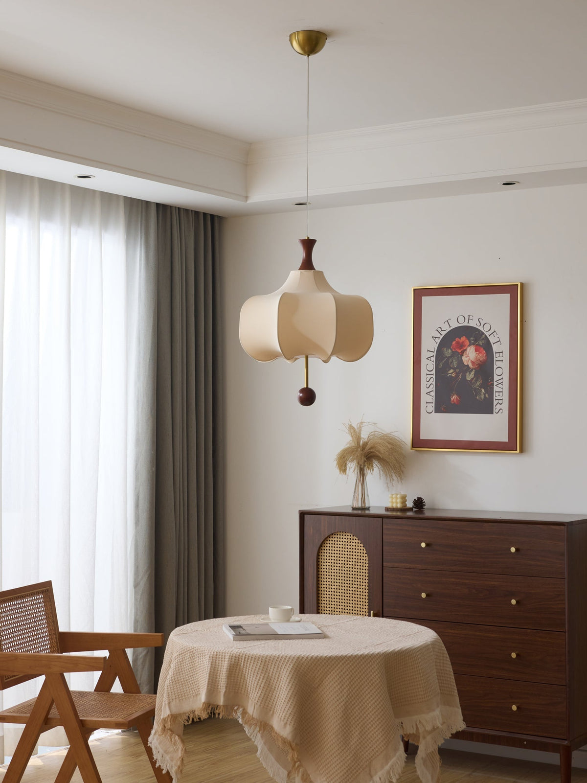 Venoryra lámpara colgante Premium elegancia nube de madera