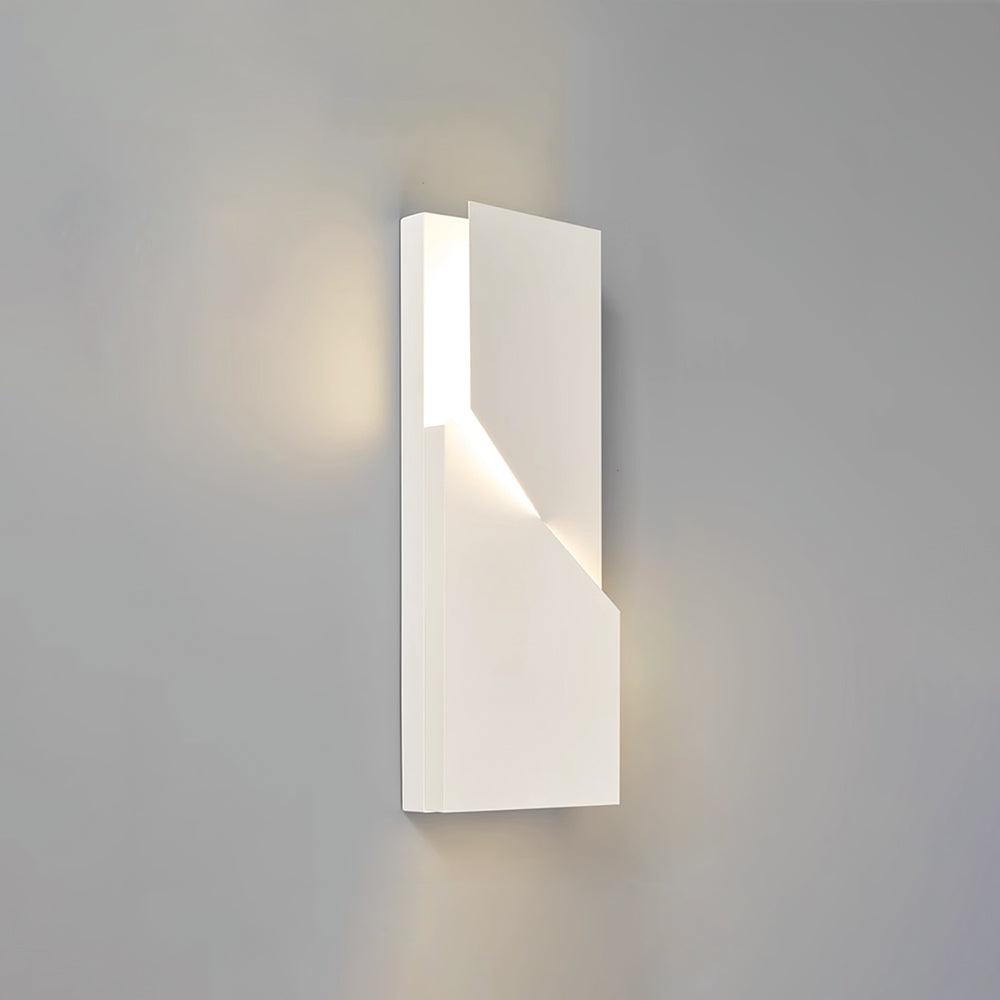 Aplique de pared 3D Paneles geométricos capa luz arte atenuación remota moderno