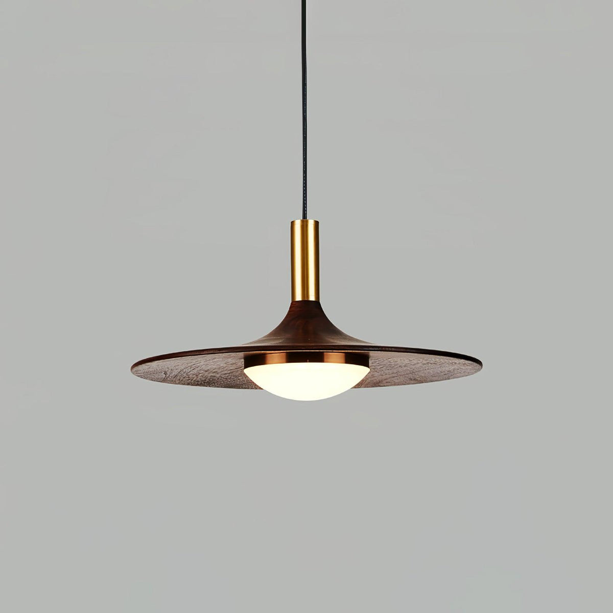 Blythe lámpara colgante moderna de madera
