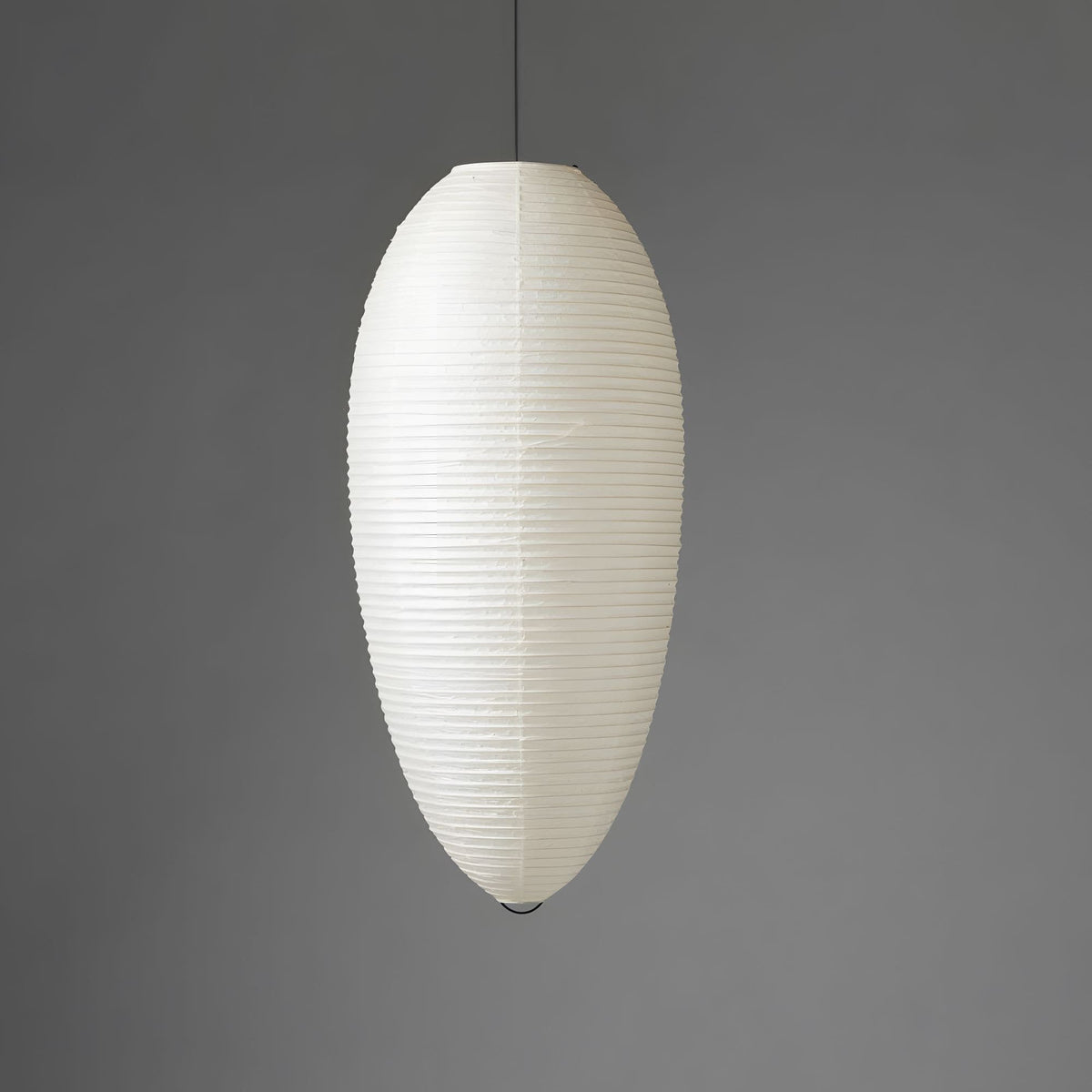 Myraean lámpara colgante moderna minimalista de papel y bambú color