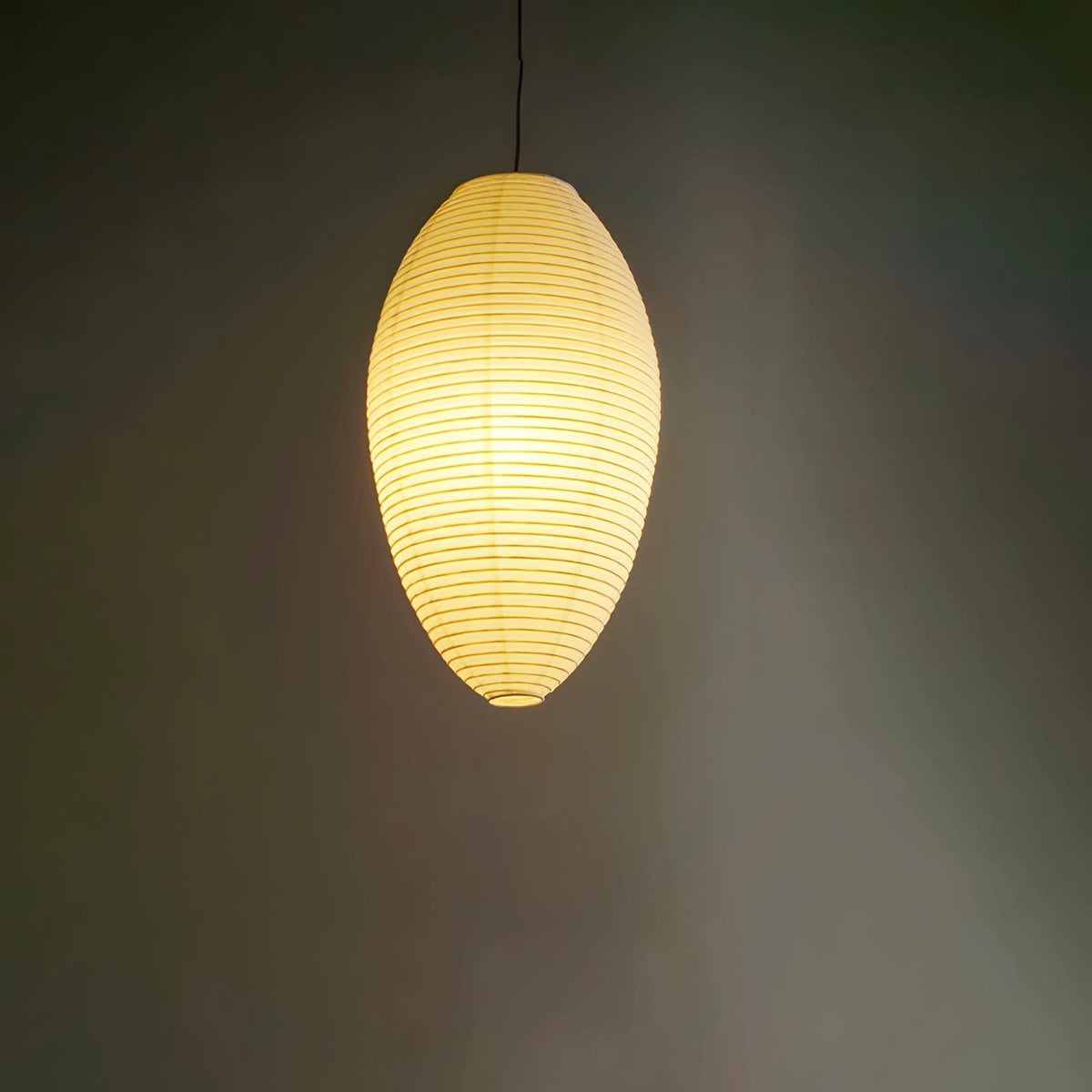 Myraean lámpara colgante moderna minimalista de papel y bambú color