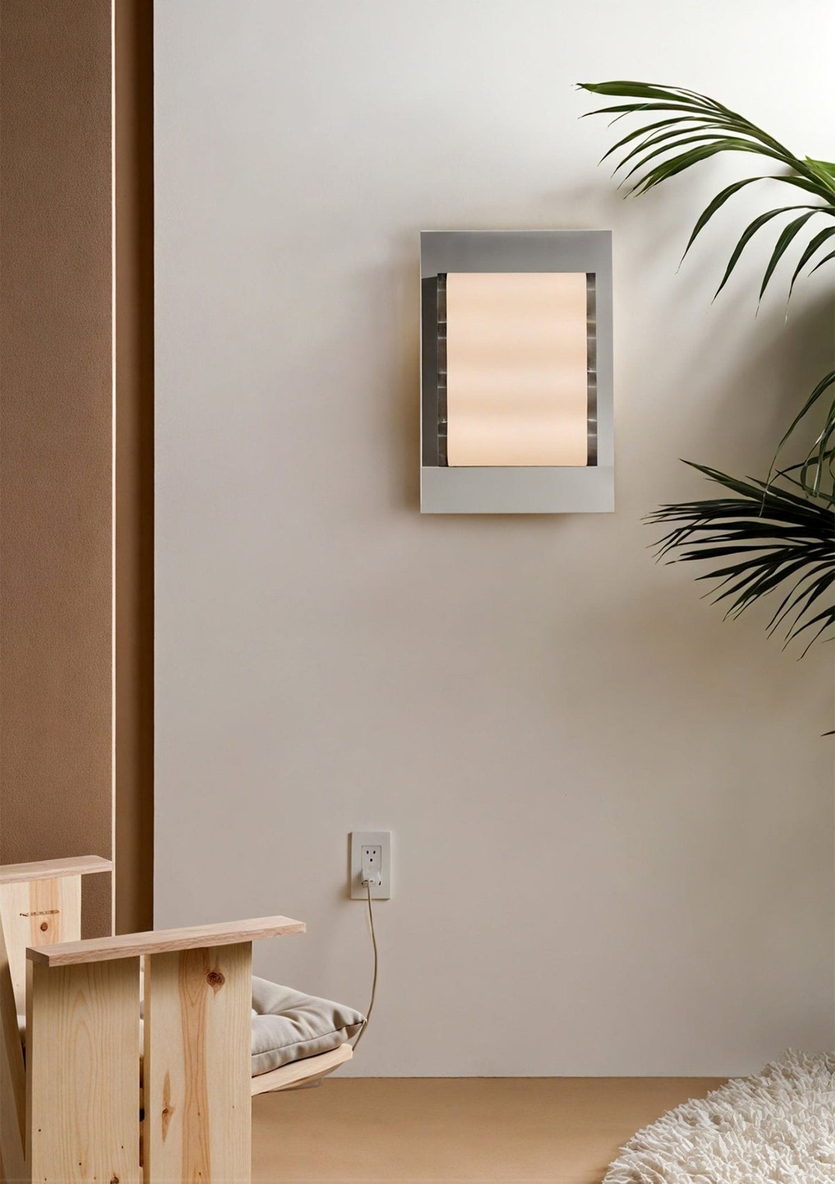 Aplique de pared contemporáneo de tejido