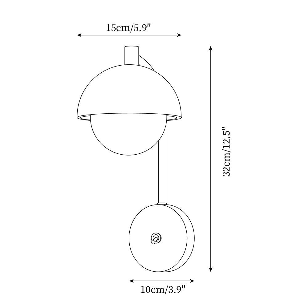 Caelus aplique de pared