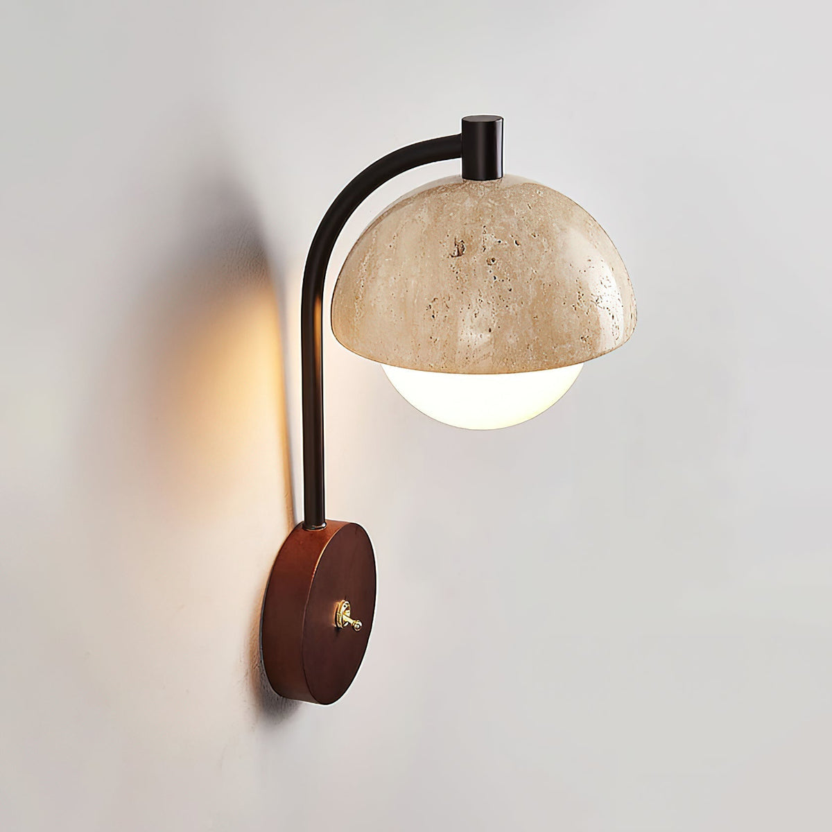 Valelaine aplique de pared travertino