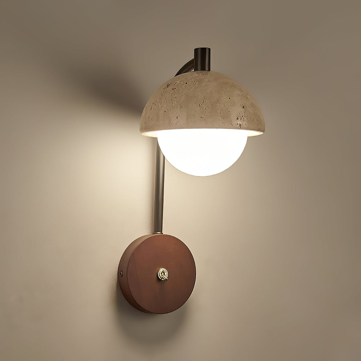 Valelaine aplique de pared travertino