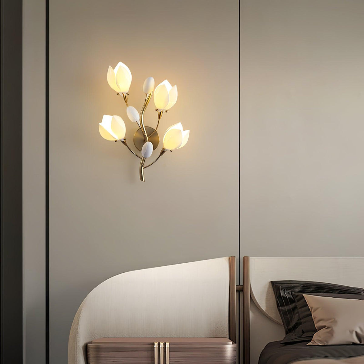 Dirixa aplique de pared Magnolia Elegancia en cerámica