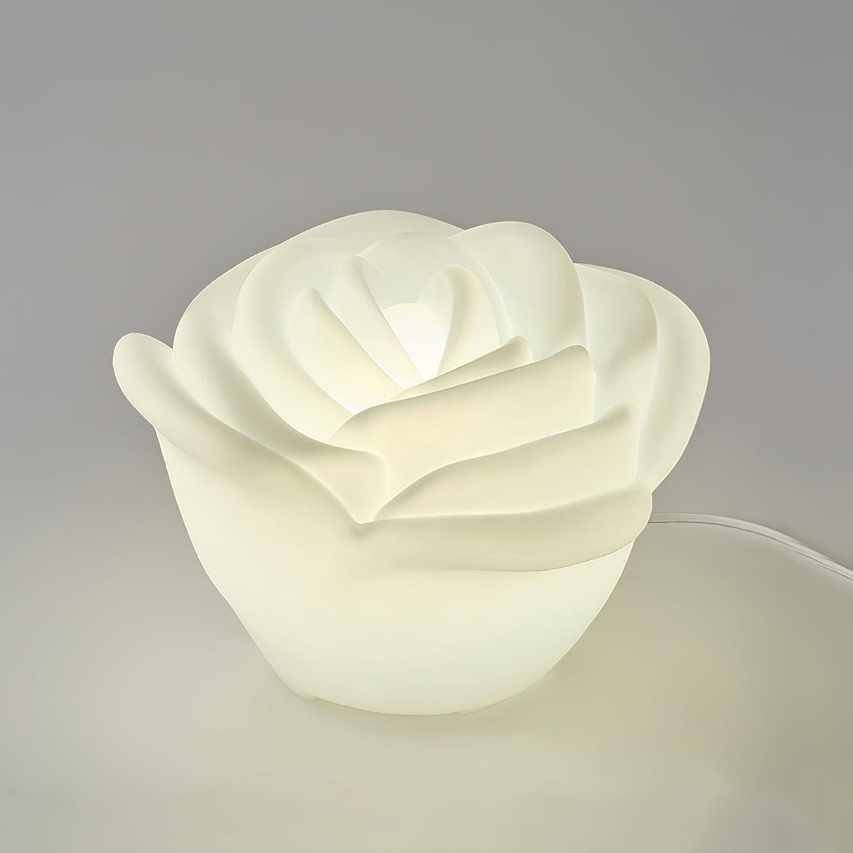 Rosebud lámpara de mesa elegante