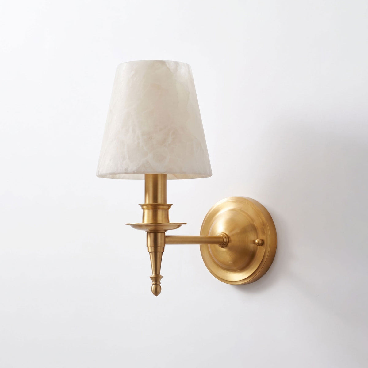 Ashmere Aplique de pared de alabastro