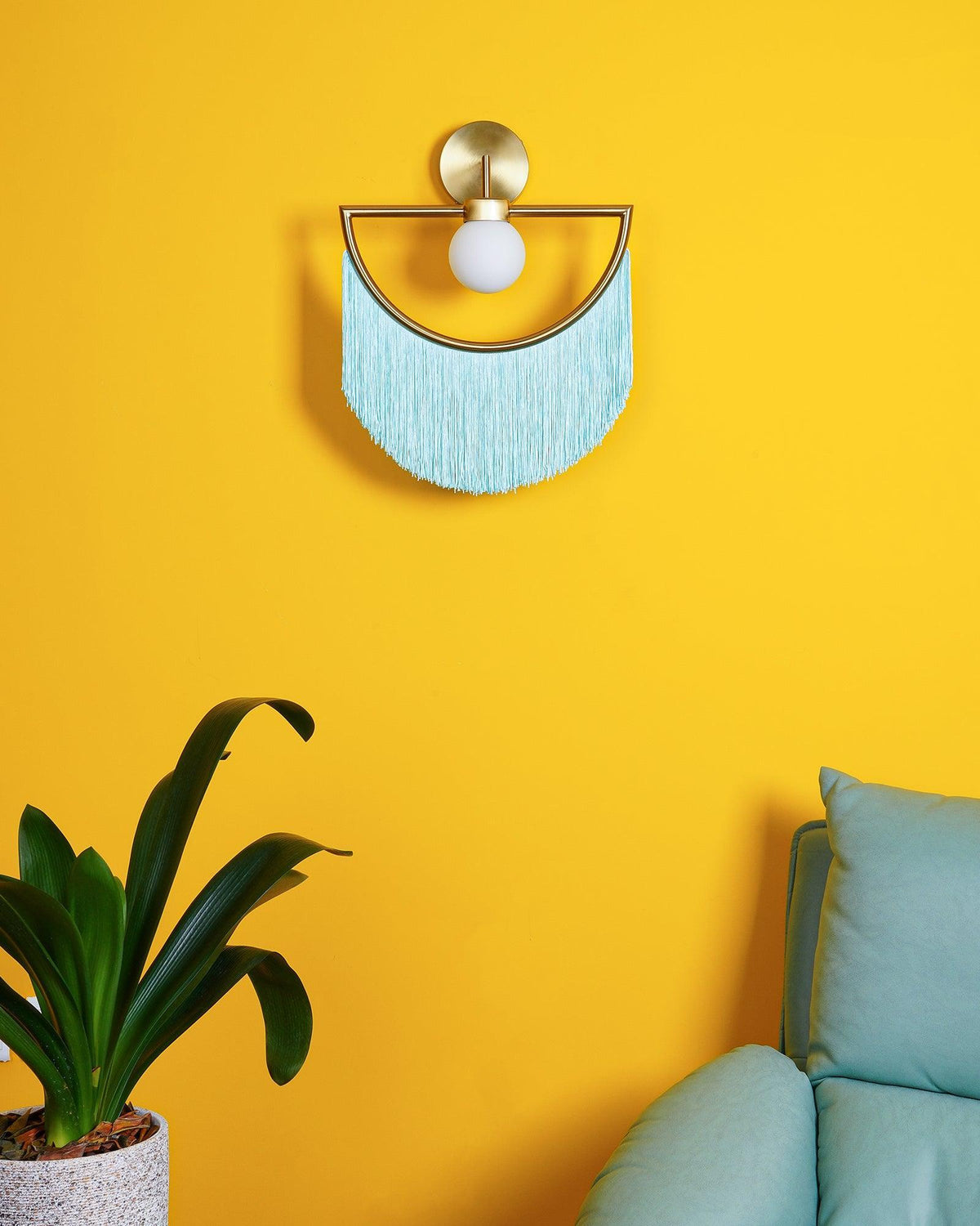 Wink aplique de pared con borlas