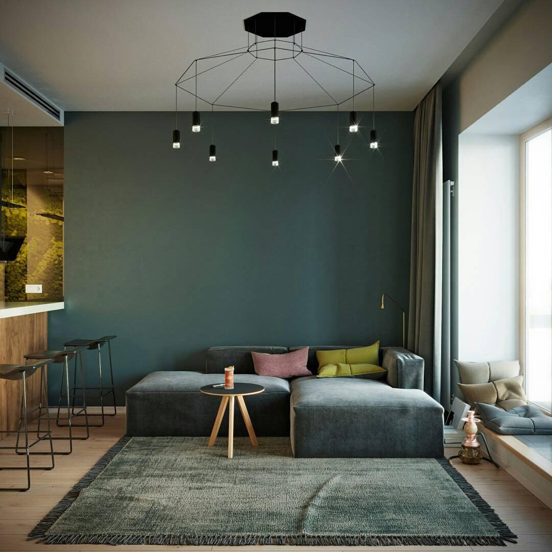 Elaalora lámpara colgante geométrica de cable negro LED